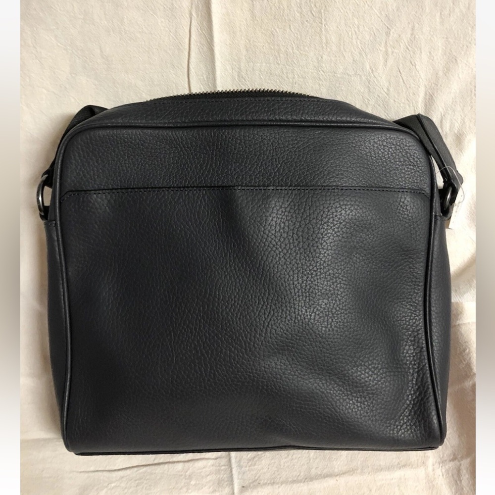 NEW Coach Men's Crossbody Messenger Leather Bag F24876 Midnight Navy - Picture 2 of 8